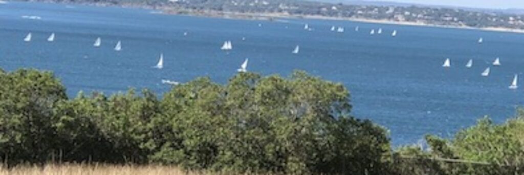 Sailboat race on Canyon Lake
