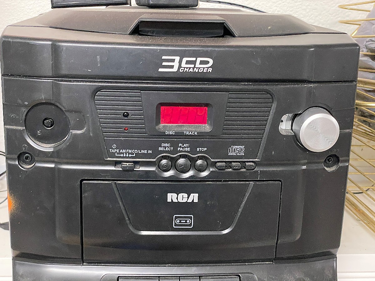 radio and CD player